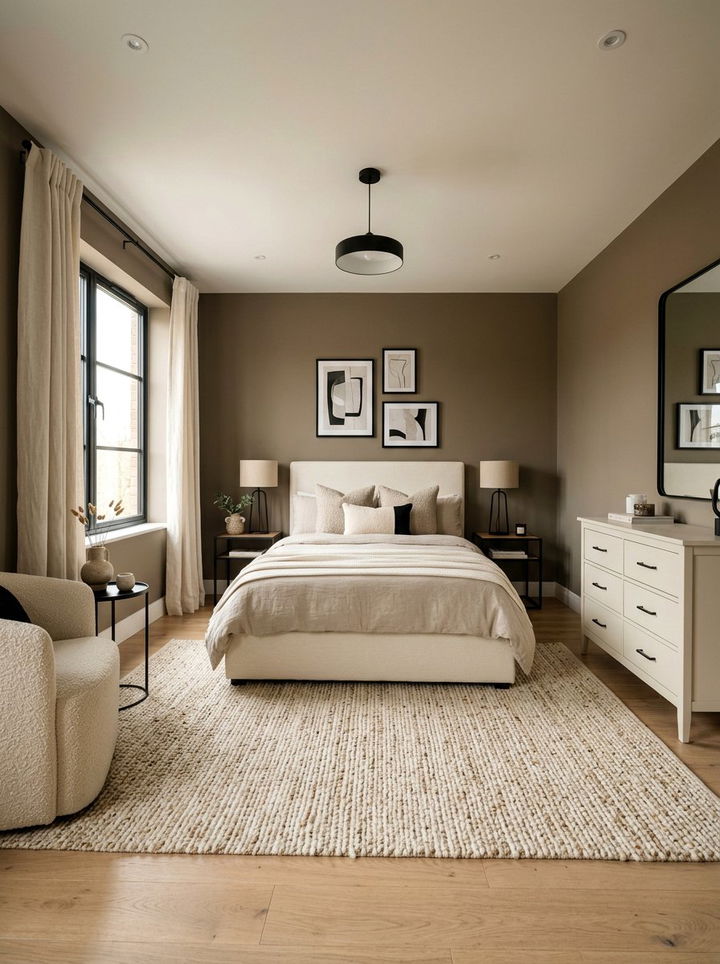Oatmeal Beige Bedroom - 30 minimalist beige bedroom ideas