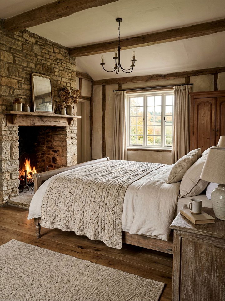 Oatmeal Marl Knit Throw - 30 bedroom knit blankets