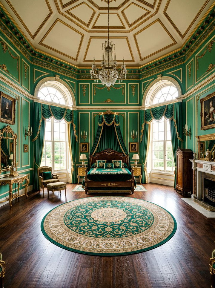 Octagonal bedroom furniture layout - 30 oddly shaped bedroom ideas