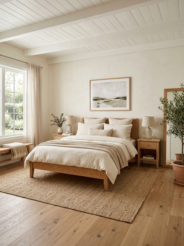 Off White Bedroom With Wood - 30 off white bedroom ideas