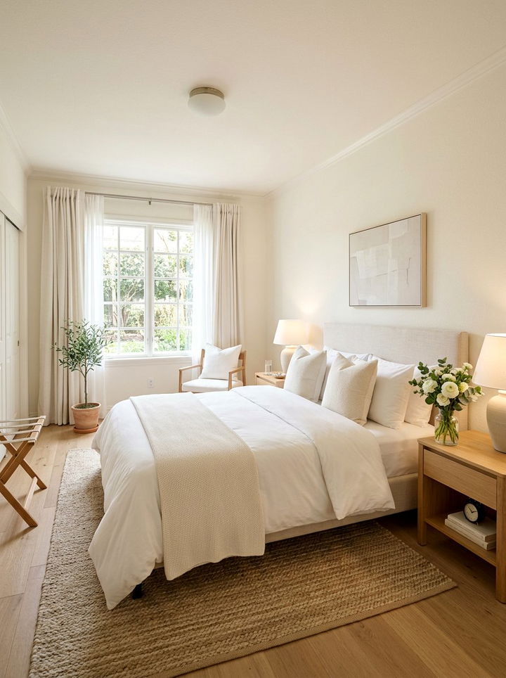 Off White Guest Bedroom - 30 off white bedroom ideas