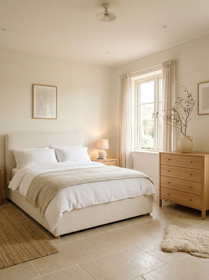 Off White Minimalist Bedroom - 30 minimalist bedroom color ideas