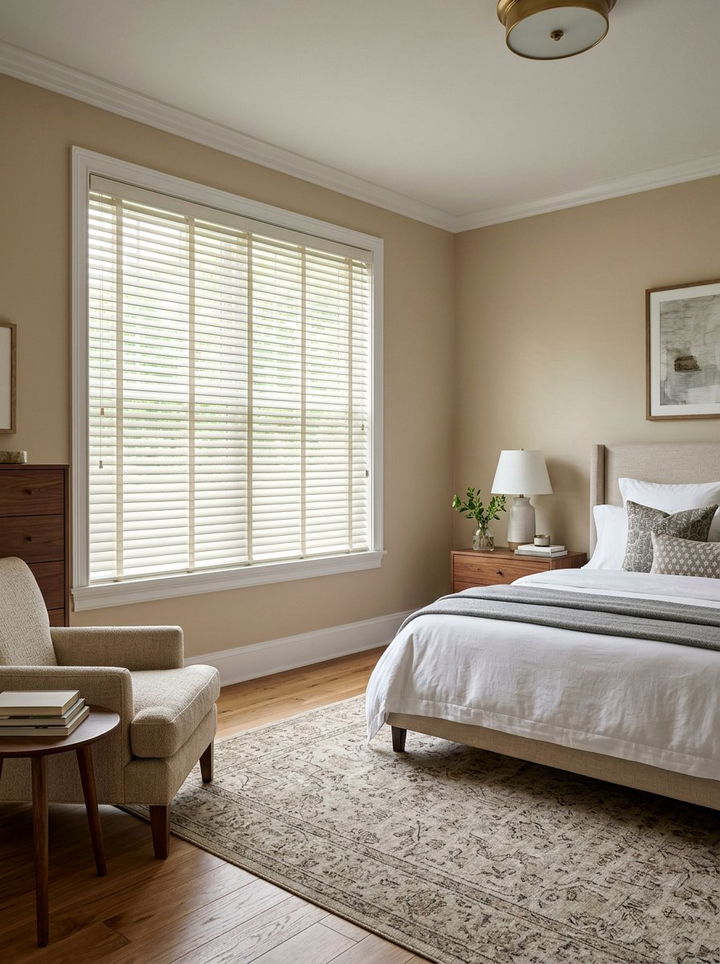 Off White Venetian Blinds - 30 bedroom venetian blinds