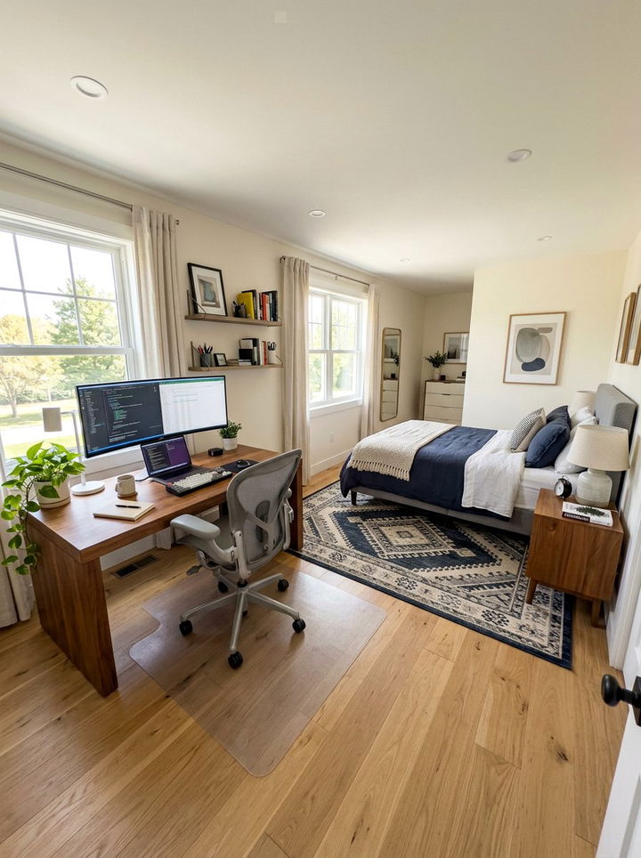 Office Bedroom Combo - 30 bedroom customizable ideas