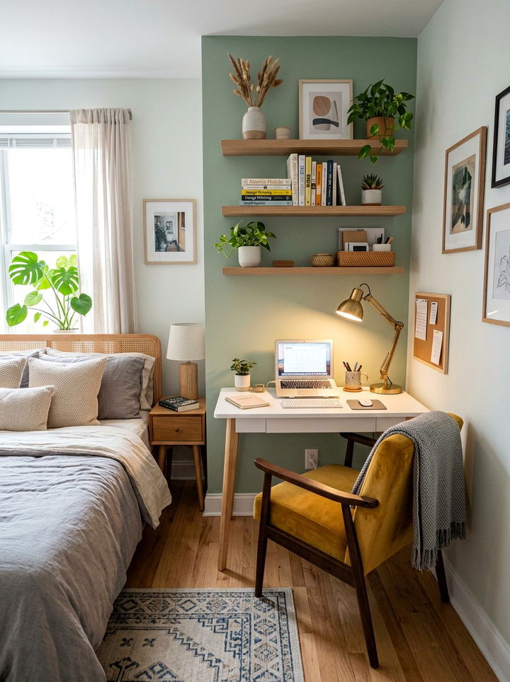 Office Nook Bedroom - 30 townhouse bedroom ideas