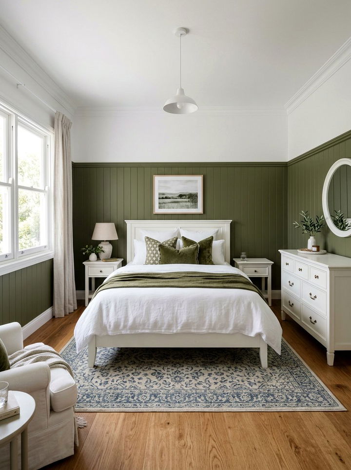Olive Green And White Bedroom - 30 olive green bedroom ideas