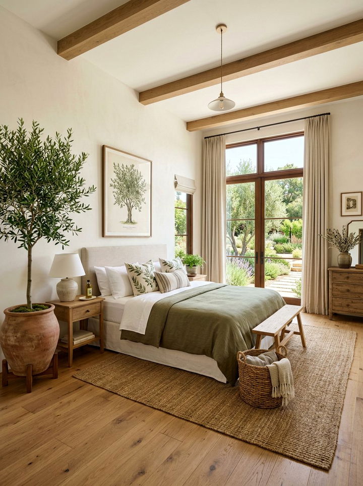 Olive Tree Bedroom - 30 California casual bedroom ideas