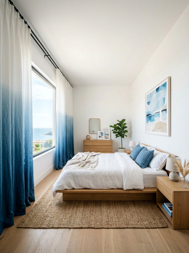 Ombre Color Drapes - 30 bedroom drapes