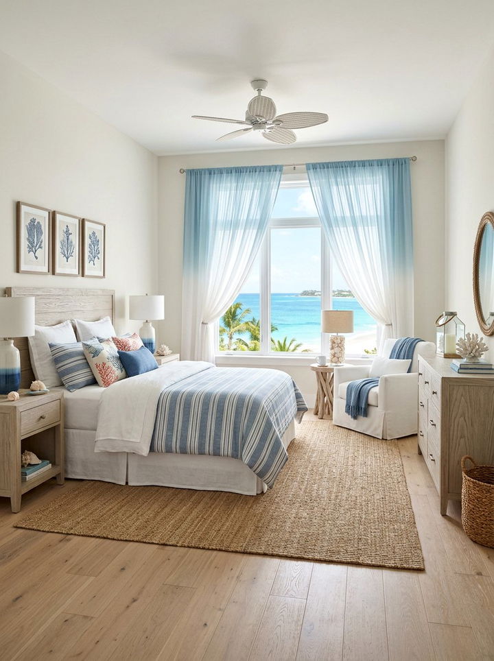 Ombre sheer curtains - 30 bedroom sheer curtains