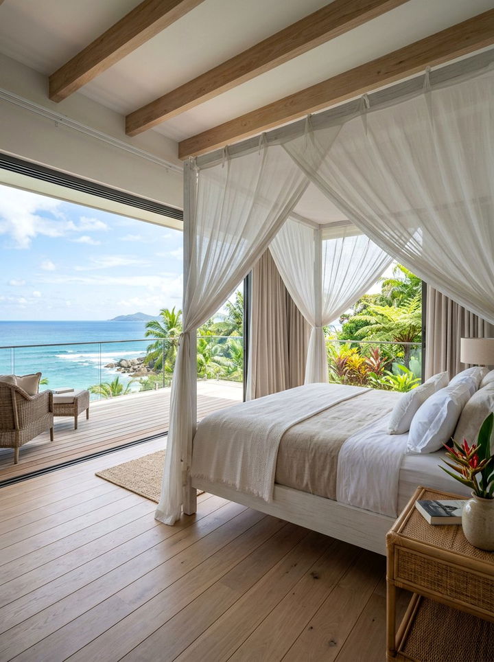 Open Air Balcony Bedroom - 30 Caribbean bedroom ideas