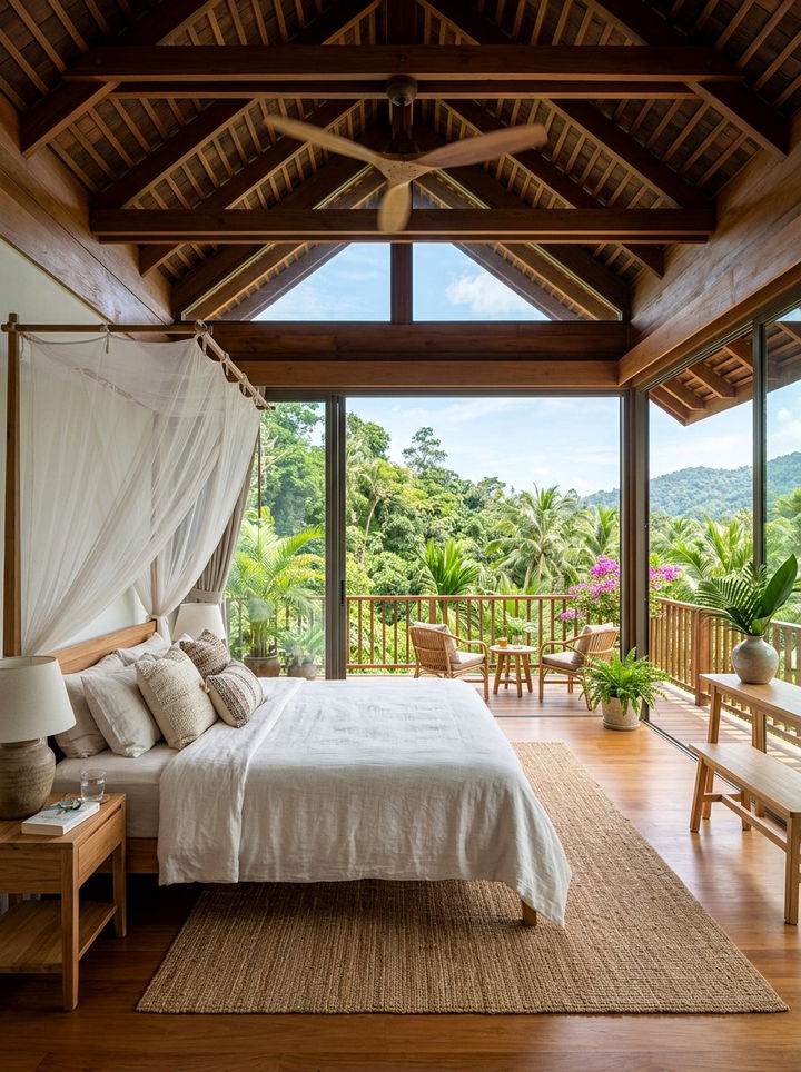 Open Air Thai Bedroom - 30 Thai bedroom ideas