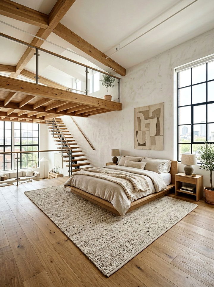 Open Concept Bedroom - 30 minimalist bedroom ideas