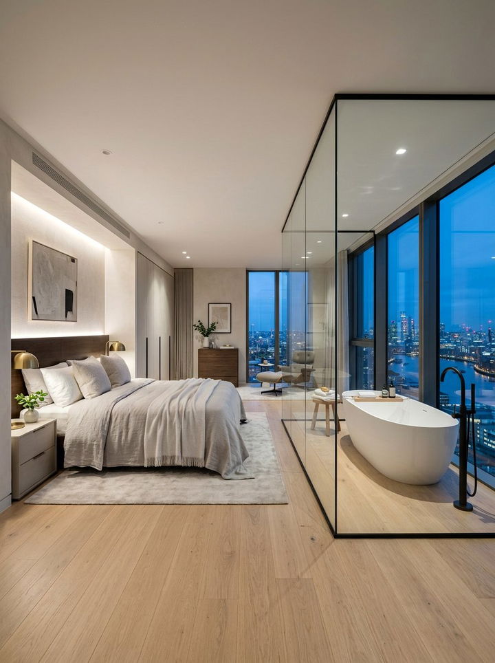 Open Concept Bedroom - 30 contemporary bedroom ideas