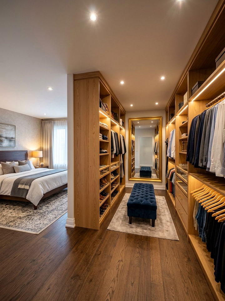 Open Concept Walk In Closet - 30 open concept bedroom ideas