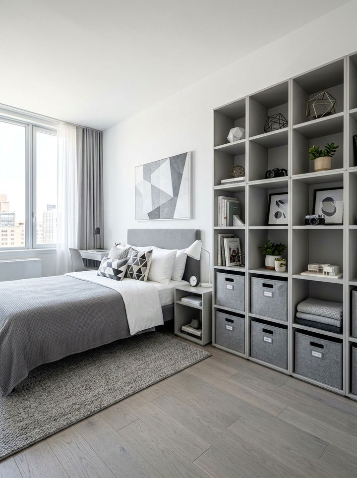 Open Cube Storage - 30 bedroom collection display ideas