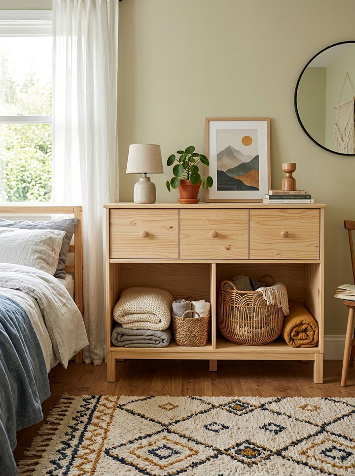 Open Shelf Dresser - 30 bedroom modern dressers