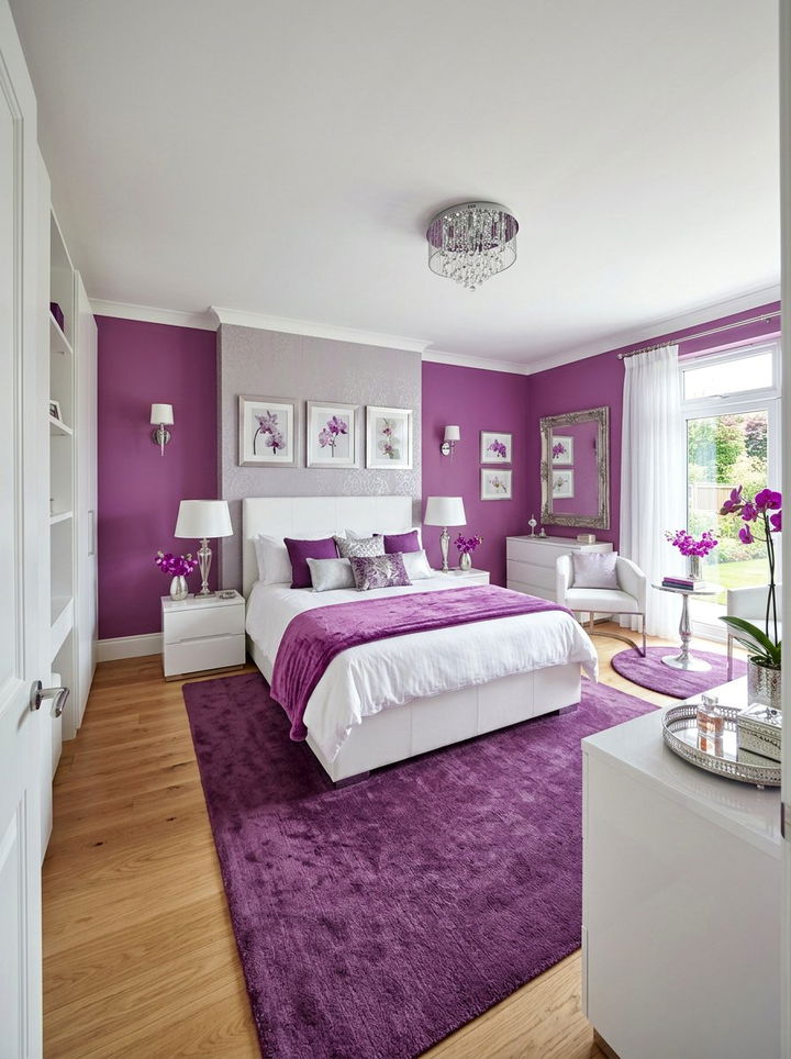 Orchid bedroom - 30 pastel bedroom ideas
