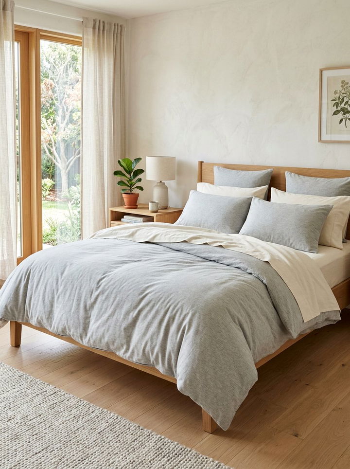 Organic Cotton Bedding - 30 bedroom layered bedding ideas