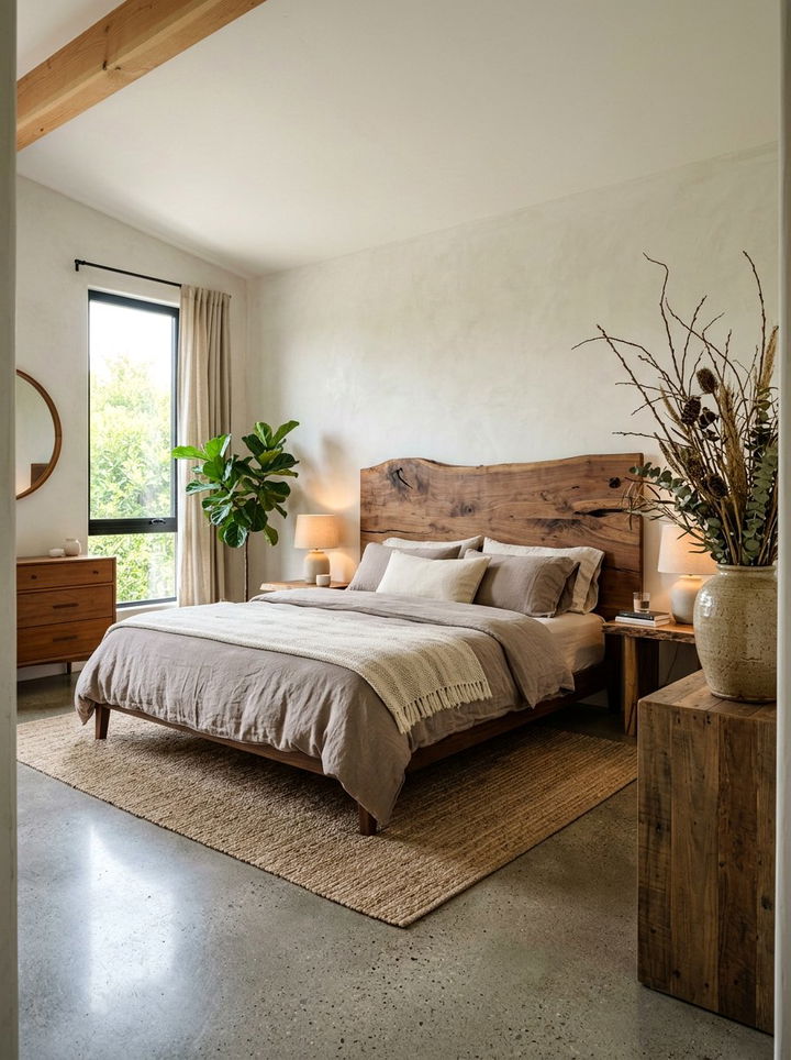 Organic Modern Bedroom - 30 peaceful bedroom ideas