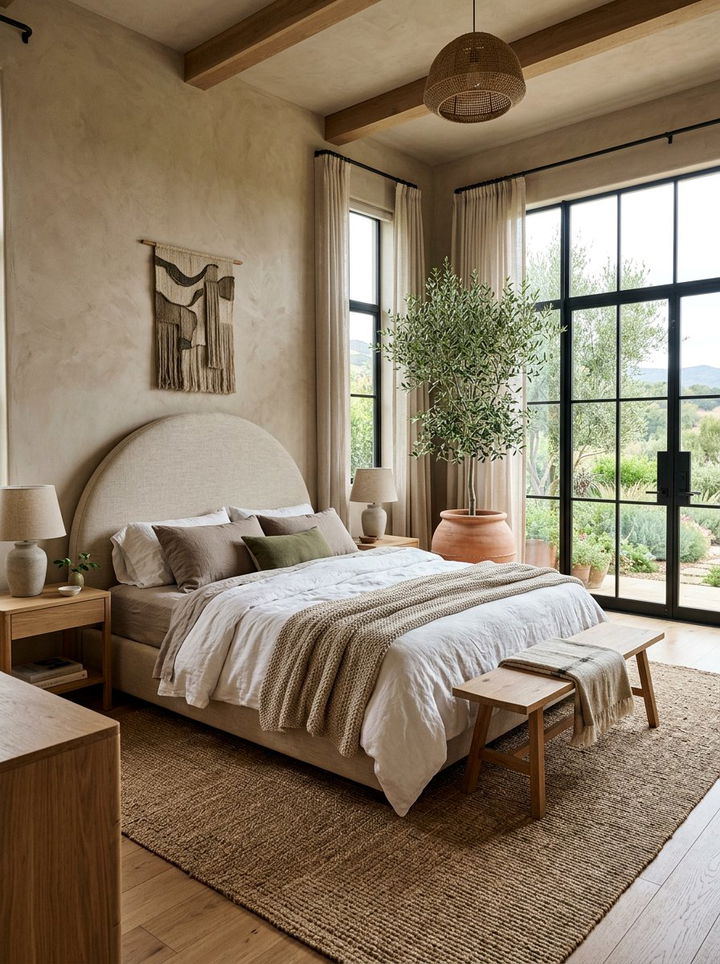 Organic Modern Bedroom - 30 soft neutral bedroom ideas