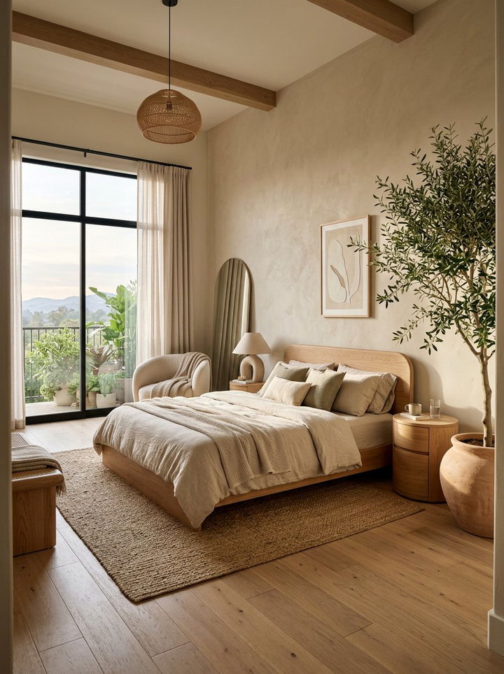 Organic Modern Bedroom - 30 bedroom styling ideas
