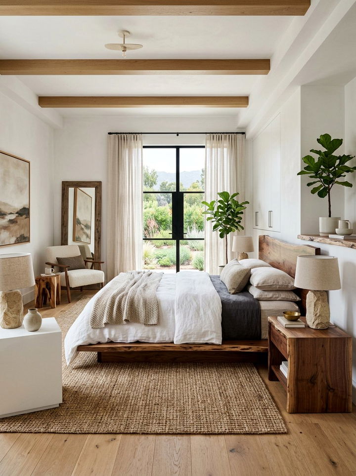 Organic Modern Bedroom - 30 California casual bedroom ideas