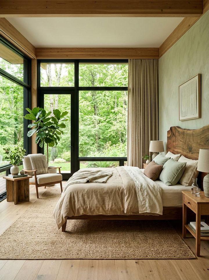 Organic Modern Bedroom - 30 cool neutral bedroom ideas