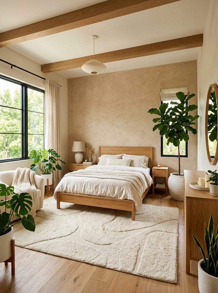 Organic Modern Cream White Bedroom - 30 cream and white bedroom ideas