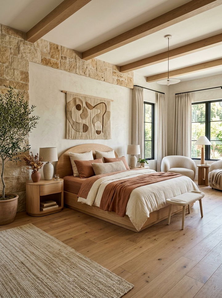 Organic Modern King Bedroom - 30 king size bedroom ideas