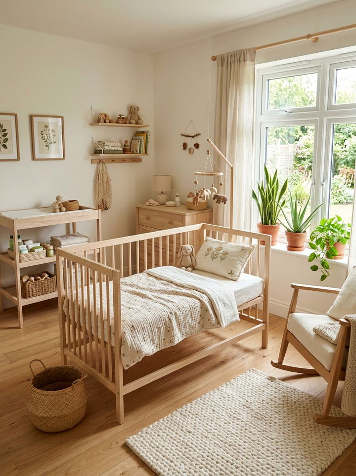 Organic Natural Nursery - 30 infant bedroom ideas