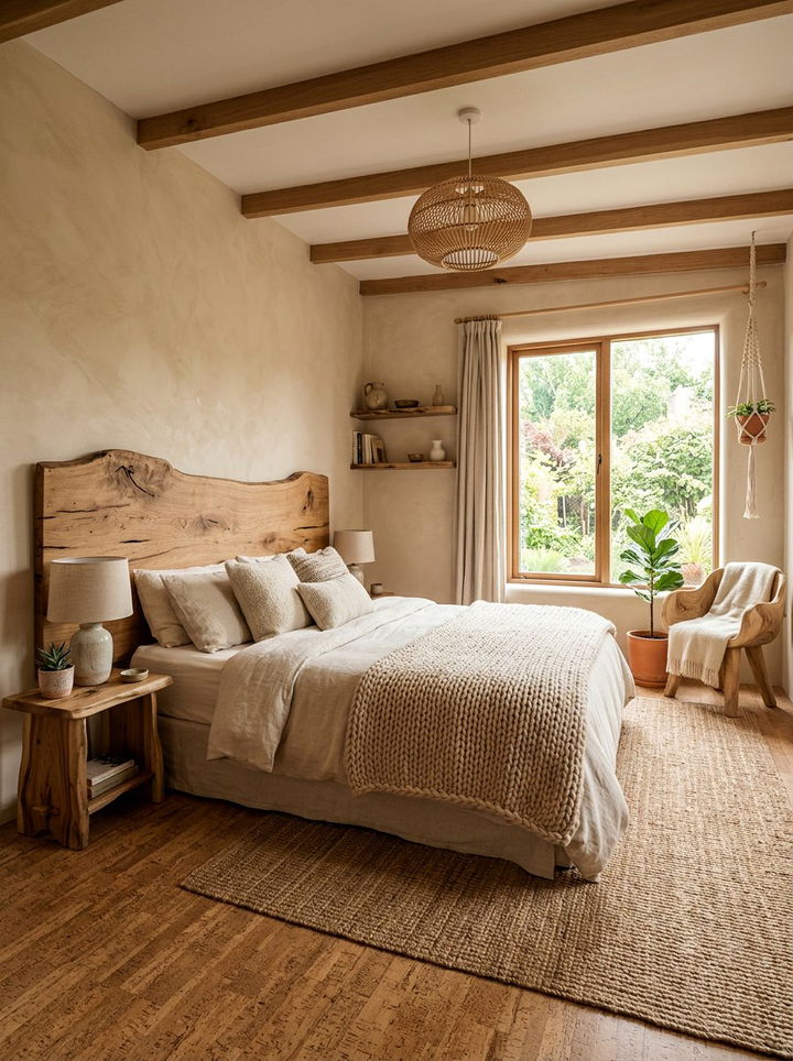 Organic beige bedroom - 30 beige bedroom design ideas