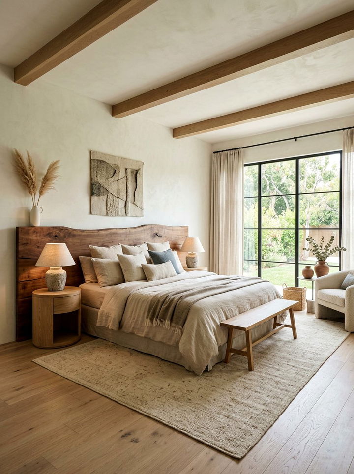 Organic modern bedroom - 30 restful bedroom ideas