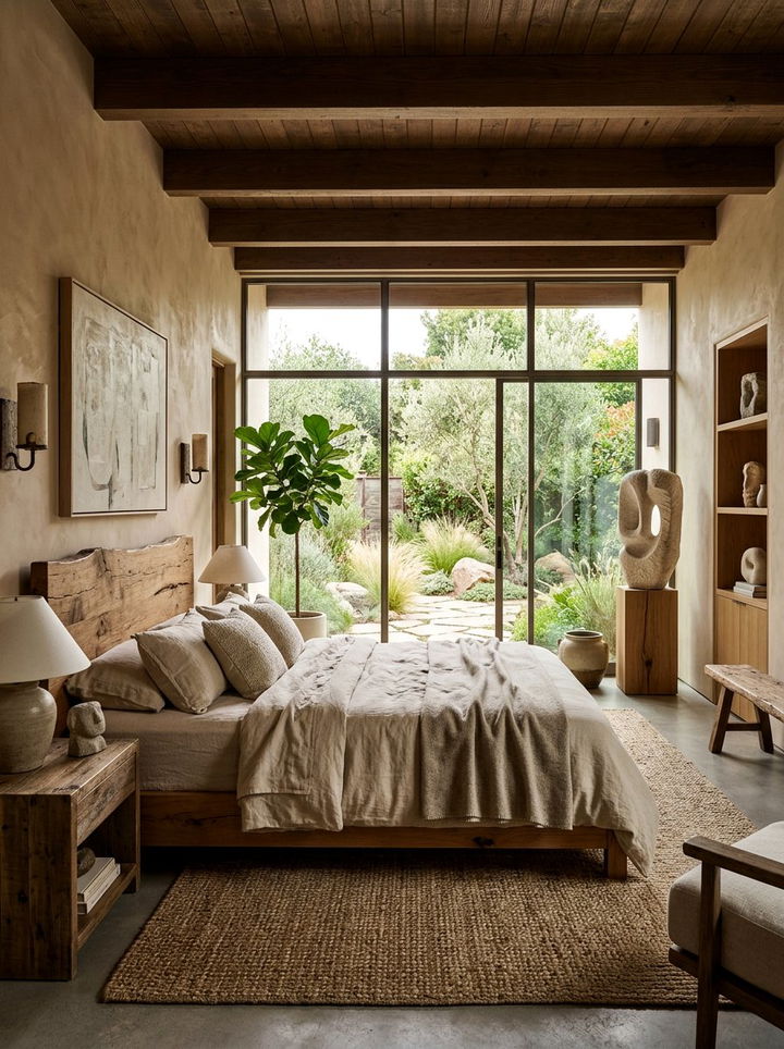 Organic modern beige bedroom - 30 all beige bedroom ideas