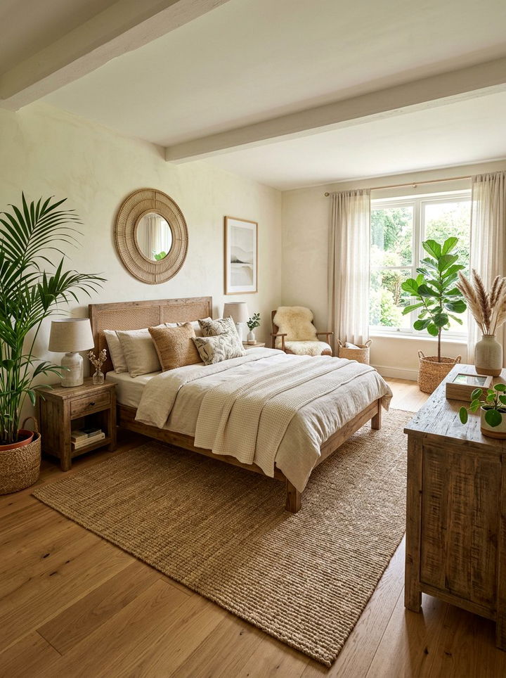 Organic sisal bedroom aesthetic - 30 sisal bedroom ideas