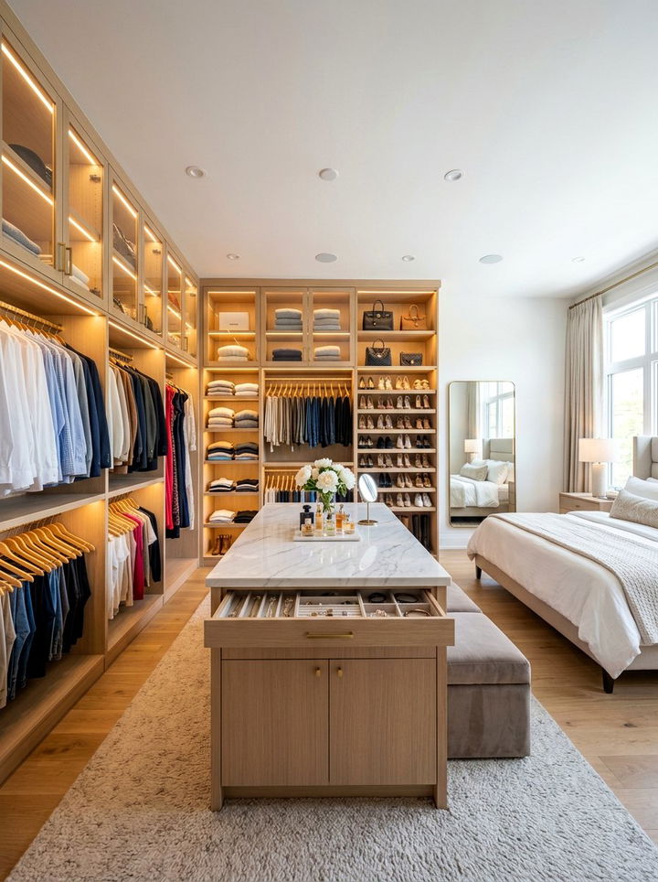 Organized Closet Bedroom - 30 multigenerational bedroom ideas