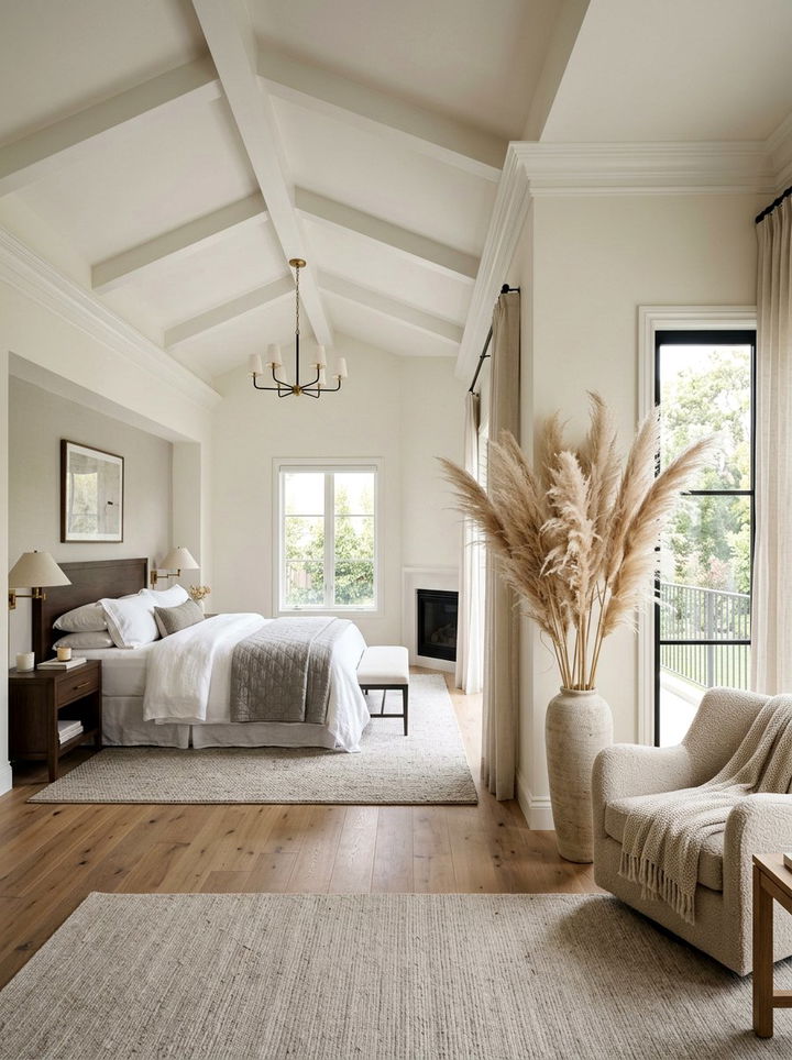 Ornamental Grass Bedroom Floor Vase - 30 bedroom dried flowers