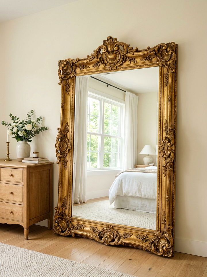 Ornate Mirror - 30 secondhand bedroom ideas