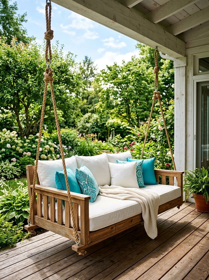 Outdoor Porch Swing Daybed - 30 bedroom daybed ideas