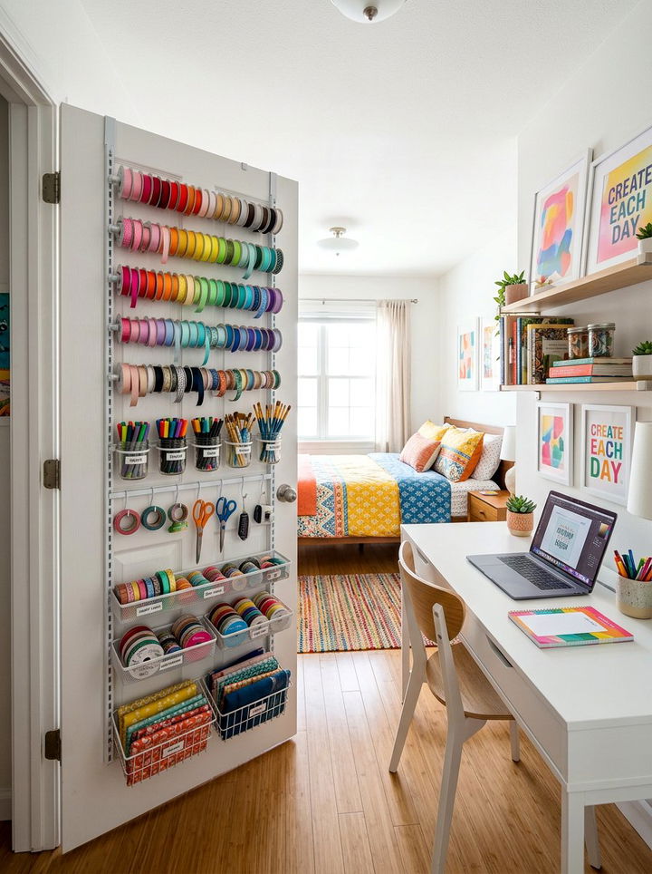 Over Door Craft Supply Rack - 30 bedroom over door organizers