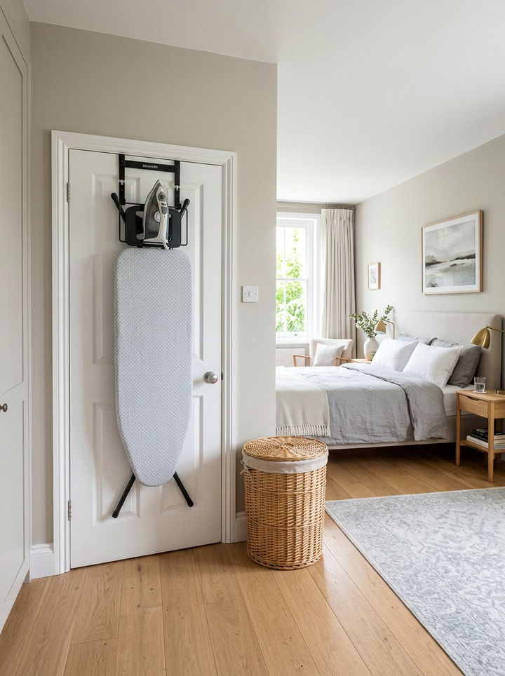 Over Door Iron Board Holder - 30 bedroom over door organizers