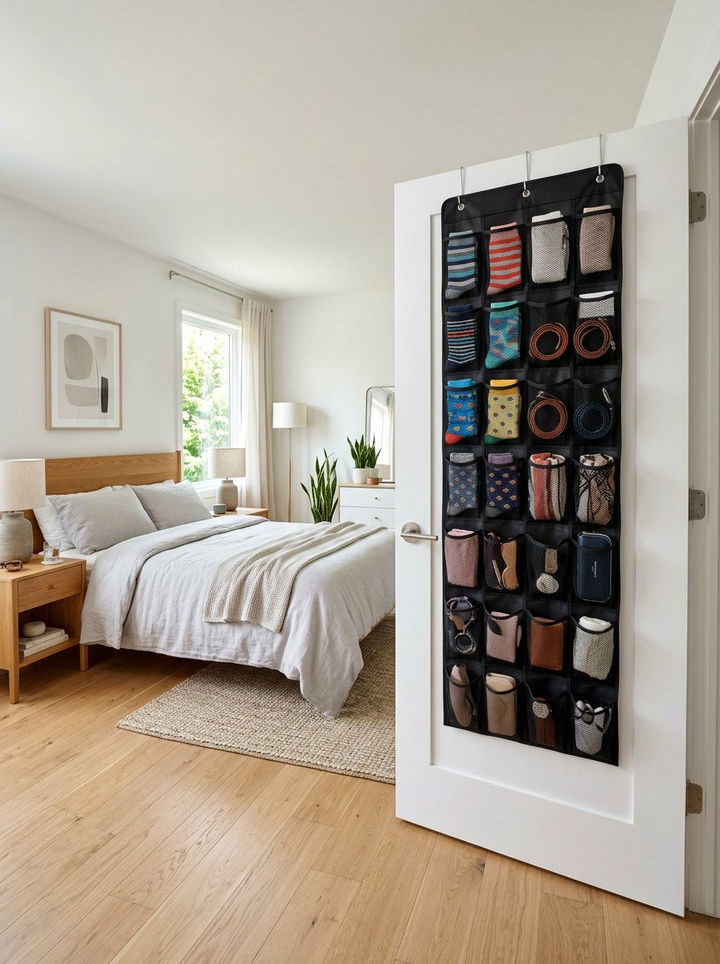 Over Door Mesh Pocket Storage - 30 bedroom over door organizers