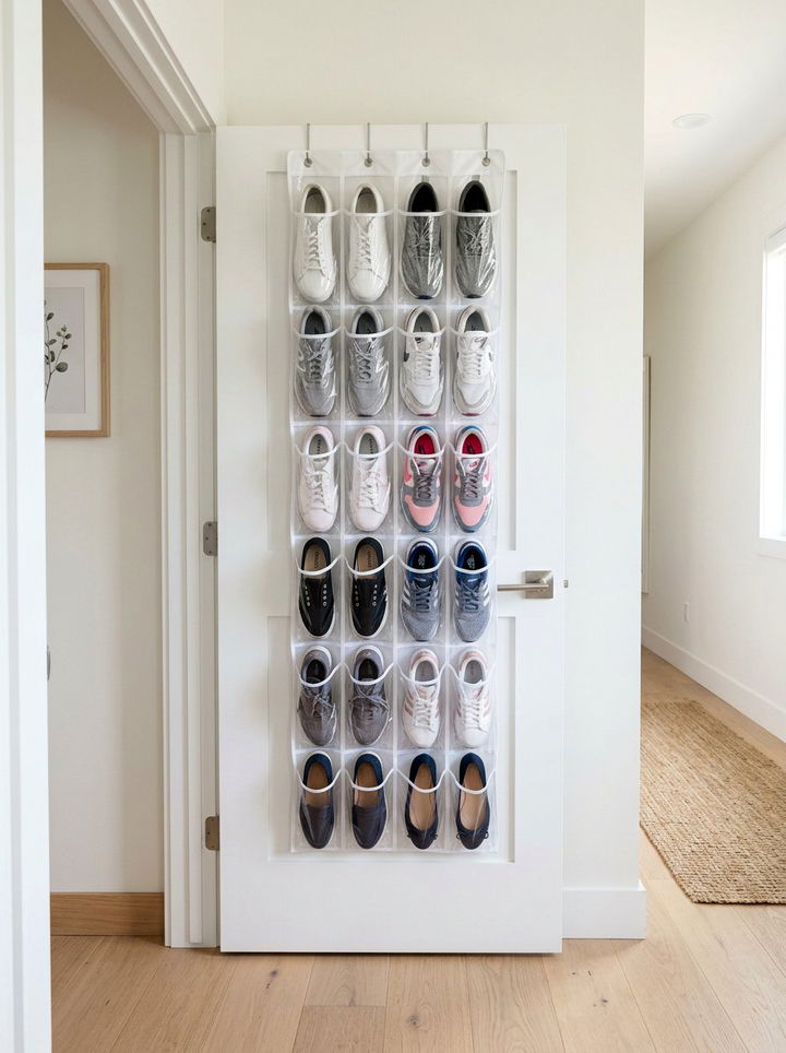 Over Door Shoe Storage - 30 bedroom over door organizers