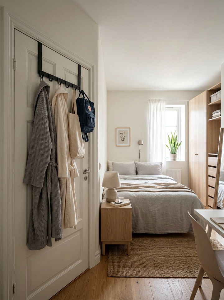 Over The Door Hanger - 30 bedroom clothes hangers