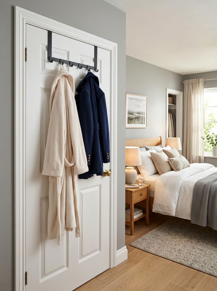 Over The Door Hangers - 30 bedroom space saving hangers