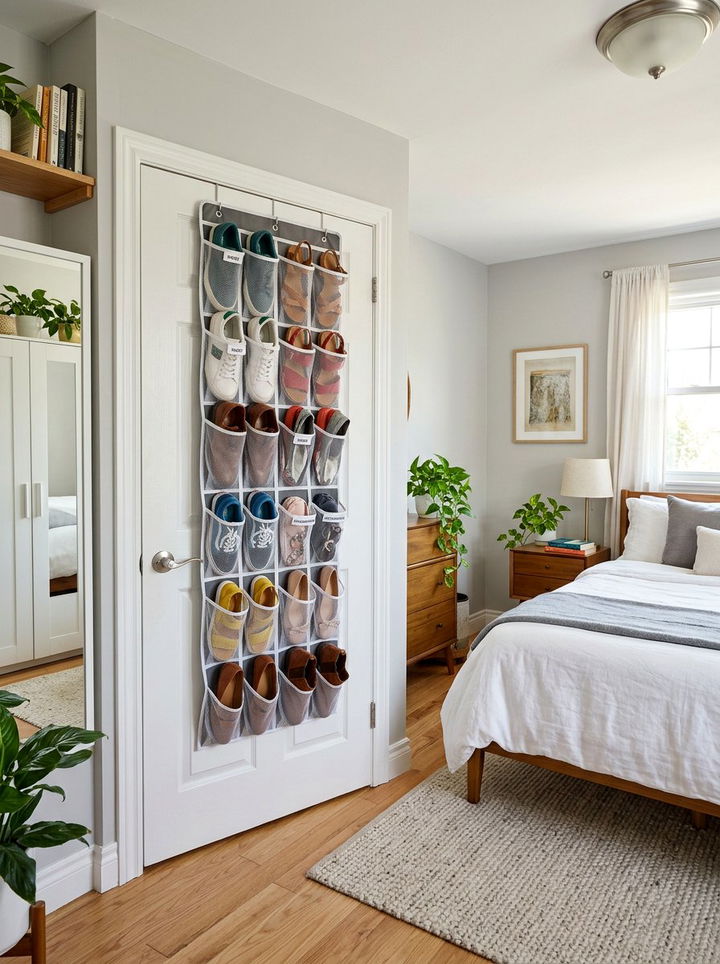 Over The Door Pocket - 30 bedroom storage containers