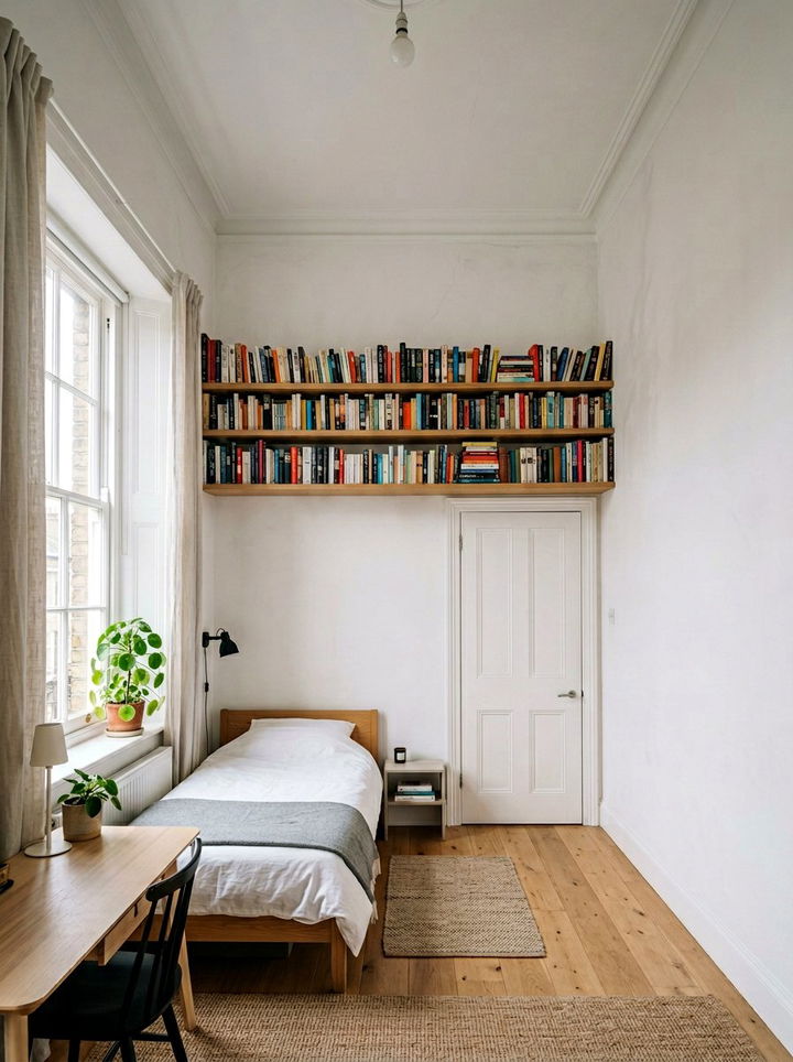 Over the door shelf - 30 bedroom book displays