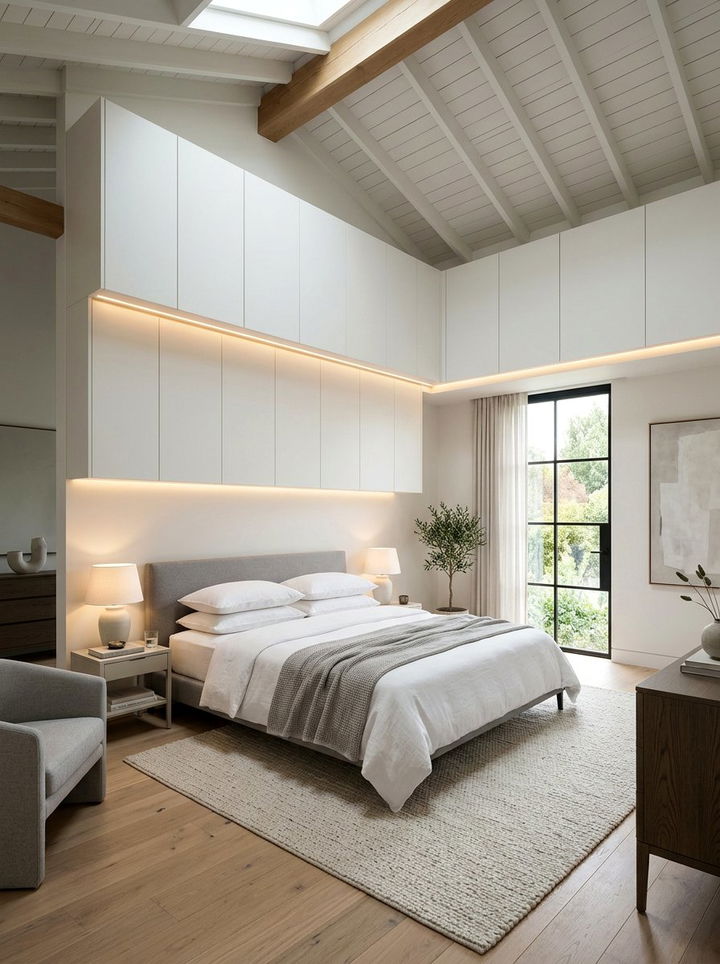 Overhead Wall Storage - 30 bedroom secret storage ideas