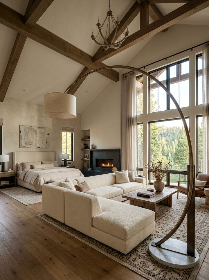 Oversized Arc Floor Lamp - 30 bedroom floor lamps