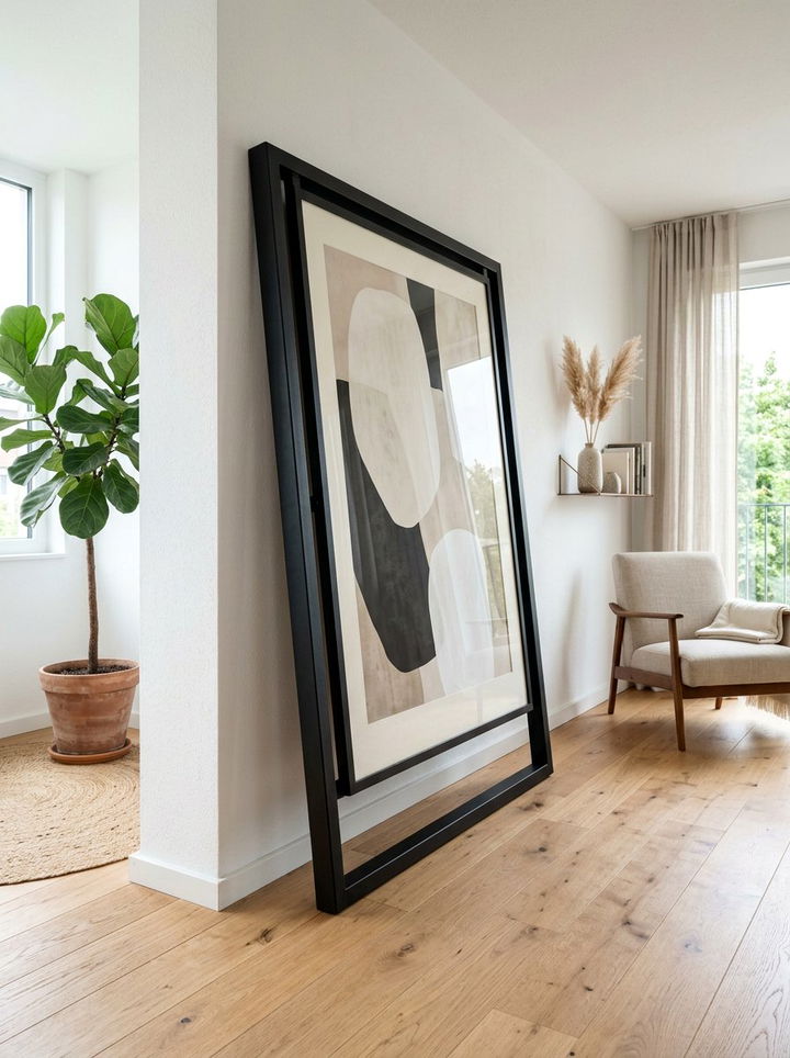 Oversized Leaner Frames - 30 bedroom picture frames