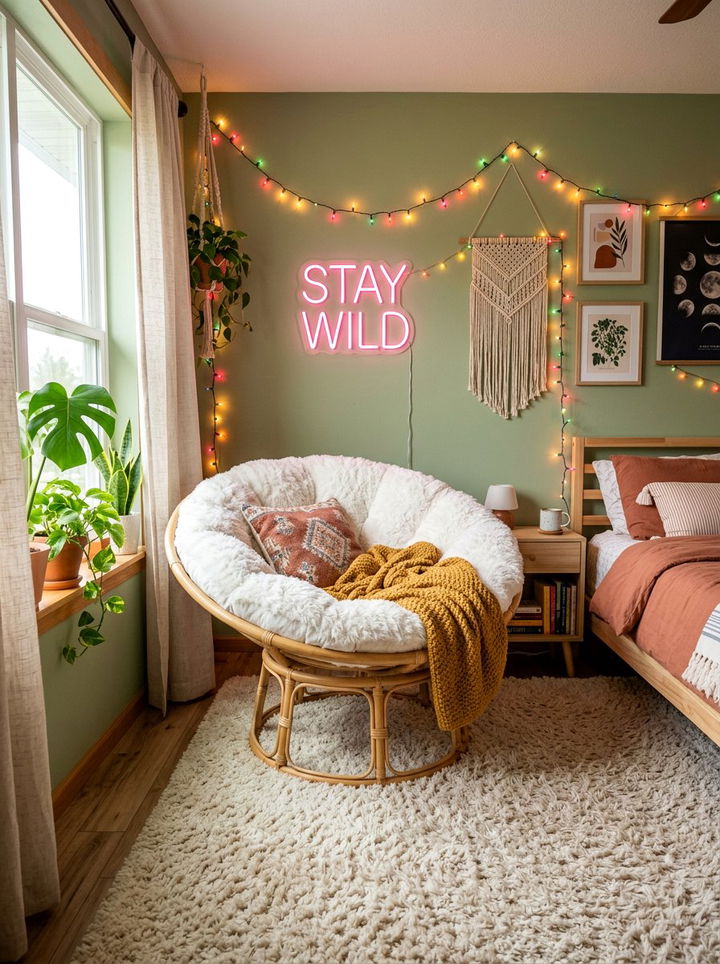 Oversized Papasan Chair - 30 bedroom accent chairs